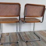 Lot 2 chairs Marcel Breuer Cesca B32