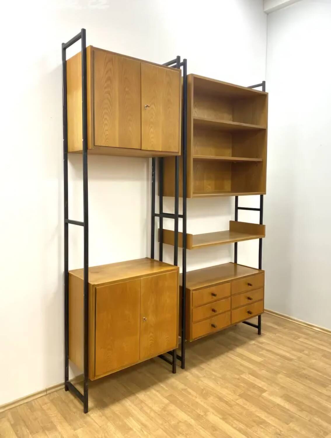 Drevotàr storage unit, Czech vintage 1960s
