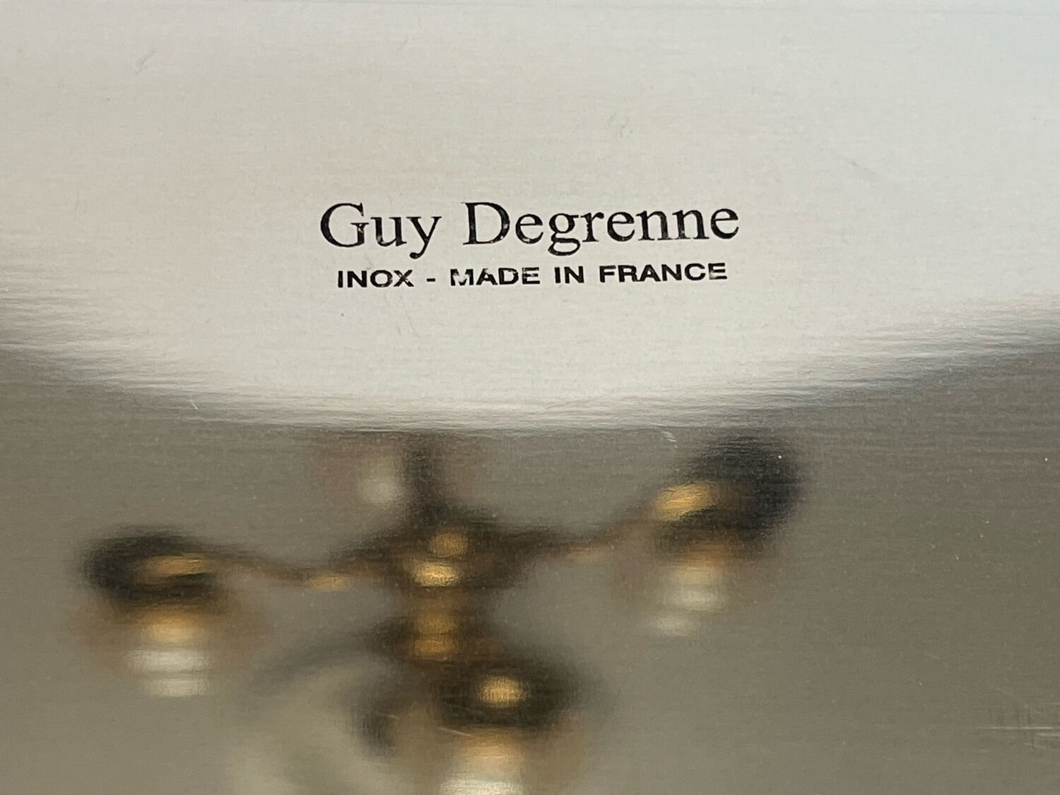 Guy Degrenne stainless tray
