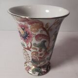 Vase ancien vintage décor floraux