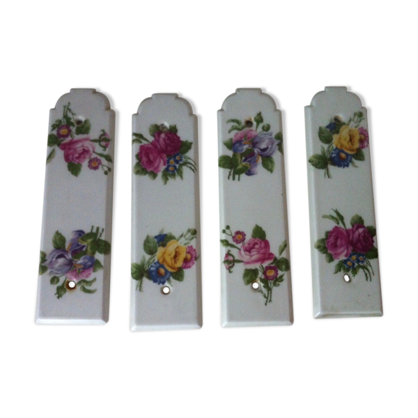Poignées de porte porcelaine vintage. — Beyit