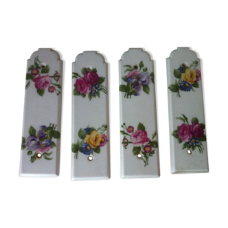 Vintage porcelain door handles.