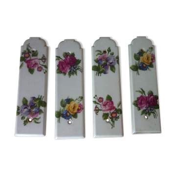 Vintage porcelain door handles.