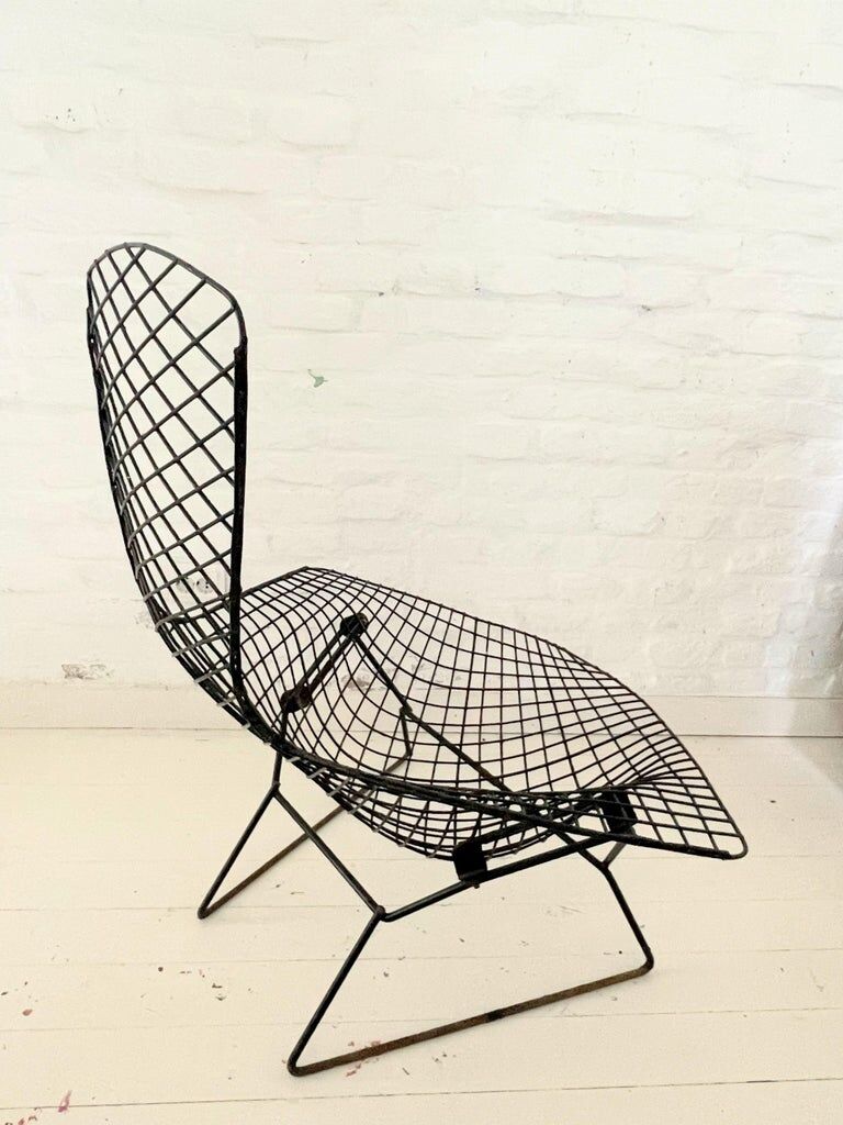 Bird Chair Harry Bertoia for Knoll Black