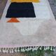 Traditional hand-woven Beni Ouraine rug, size 210 x 305 cm