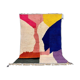 Hand-woven wool beni mrirt rug
