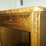 Bedside table with pink marble 1940/1950