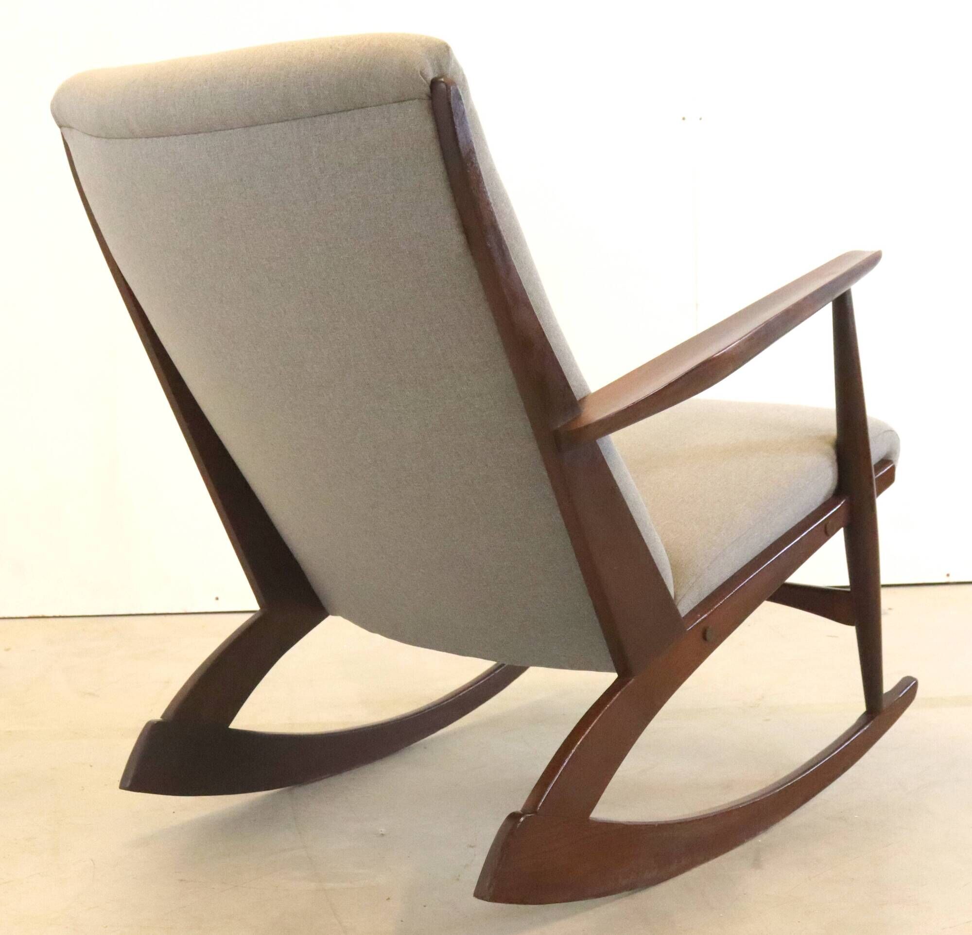Danish design classic Cube boomerang rocking chair by Søren Georg Jensen