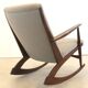 Danish design classic Cube boomerang rocking chair by Søren Georg Jensen