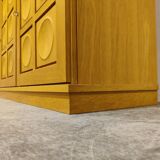 Graphical brutalist credenza, 1970s