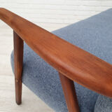 Danish sofa by Erhardsen & Andersen, completely renovated - reupholstered, 70s