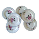 Set of 6 Wasmuel earthenware dessert plates -M.G