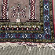 Handmade wool Iranian carpet - 1.26m x 0.75m