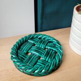 Dessous de bouteille en porcelaine vernissé Vallauris