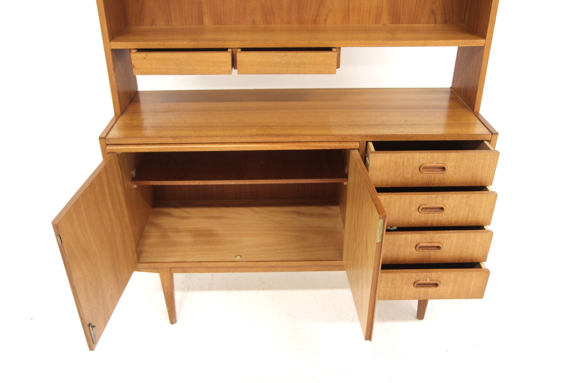 Secrétaire scandinave en teck, Suède, 1960