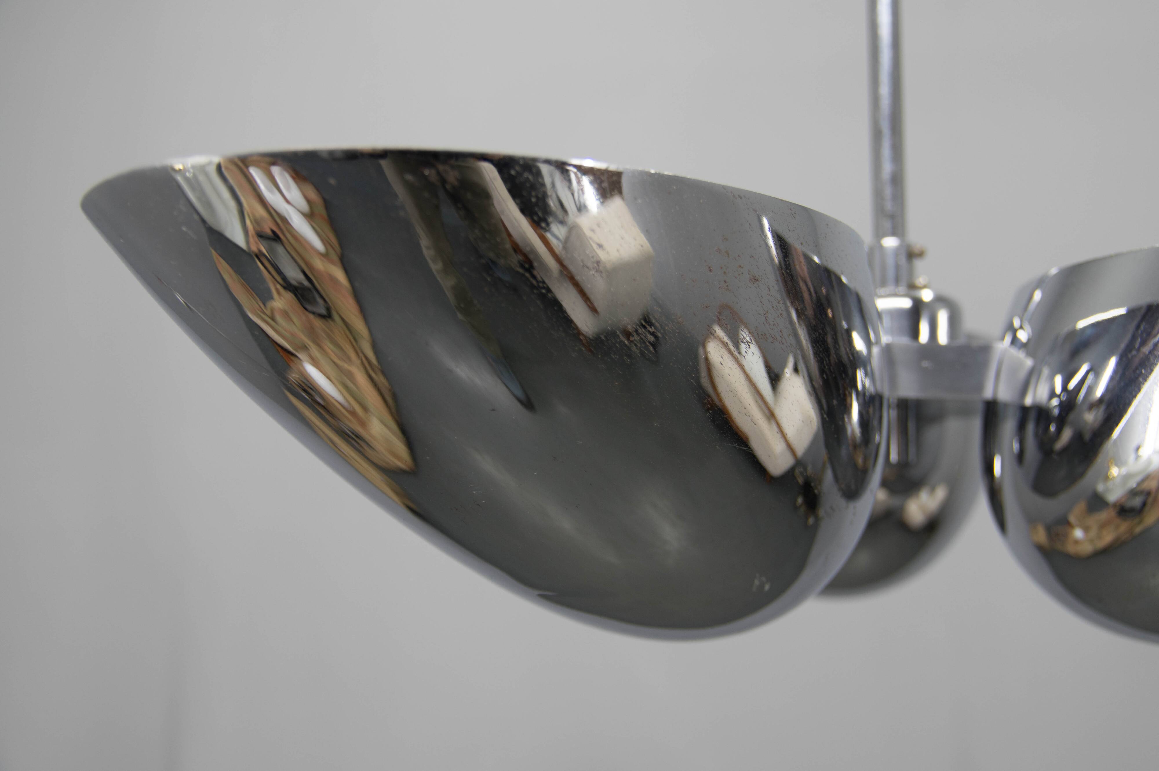 Rare Bauhaus Chandelier by Zukov , 1930s