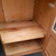Buffet showcase 3 doors patiné black year 50