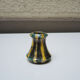 3 anciens vases soliflores en céramique signés