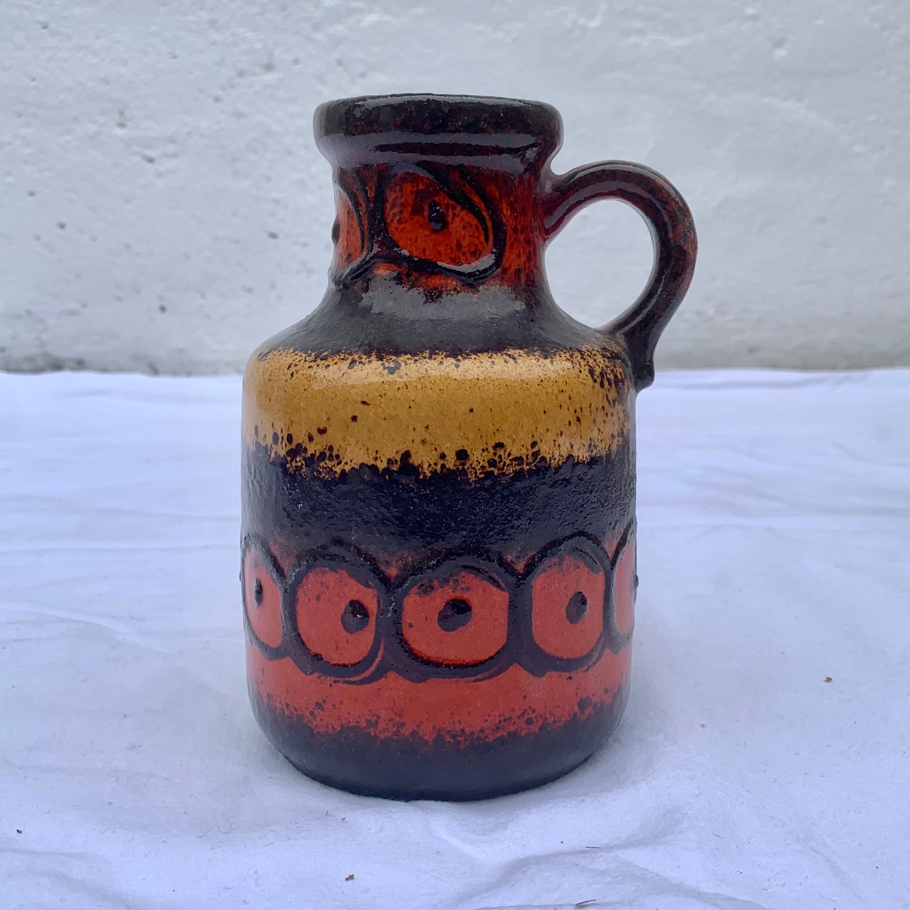 7 vases en céramique vintage