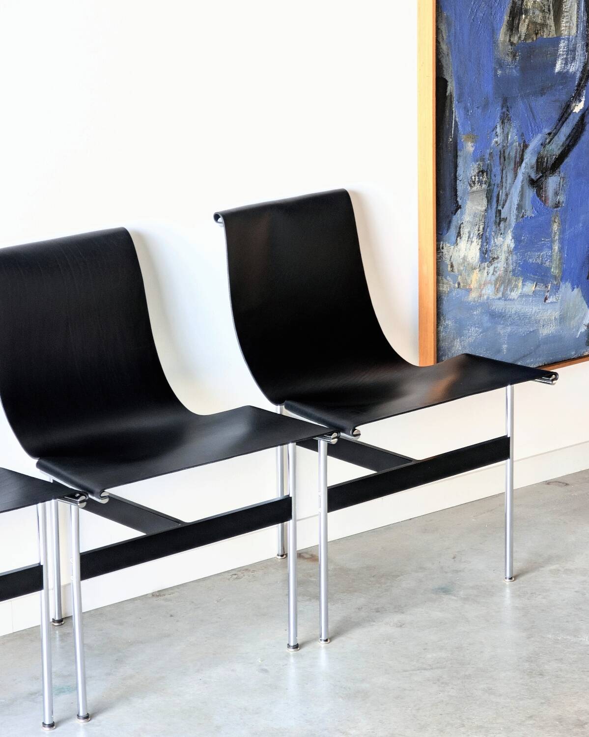 Vintage 3LC T Chair by William Katavolos, ed. Laverne int. 1952