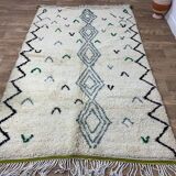 Handmade Moroccan Berber rug 250 X 158 CM