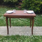 Dining table folding old rosewood from 2 to 6 people