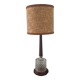 Scandinavian teak and glass lamp from the 60s