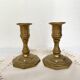Pair of Nijhof Holland brass candle holders
