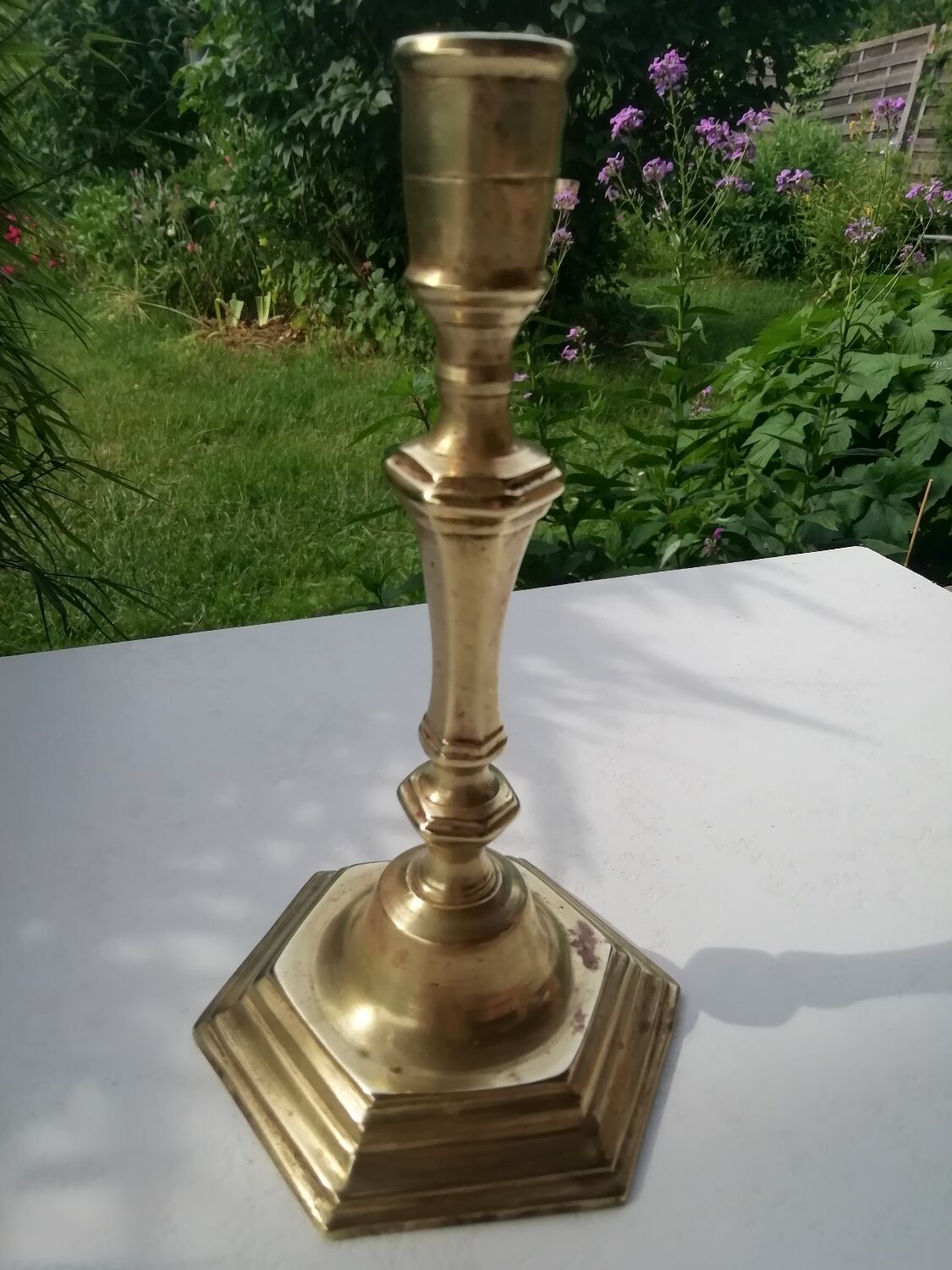 Pair of candle holders