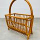 Rattan magazine door 60s