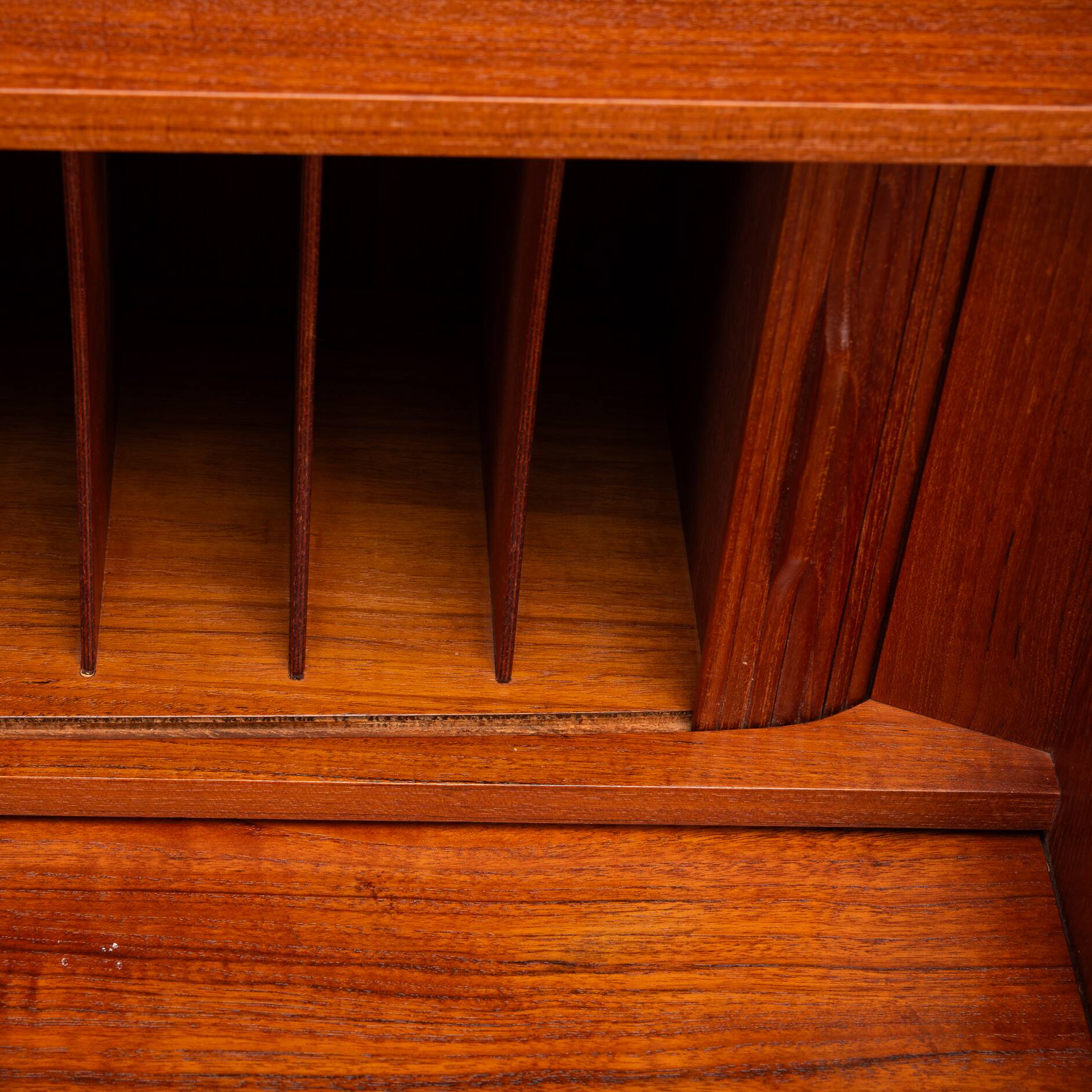 Danish Teak Secretaire by Johannes Sorth for Bornholms Mobelfabrik, 1960s
