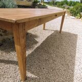 Solid oak farmhouse table 220 X 80 cm