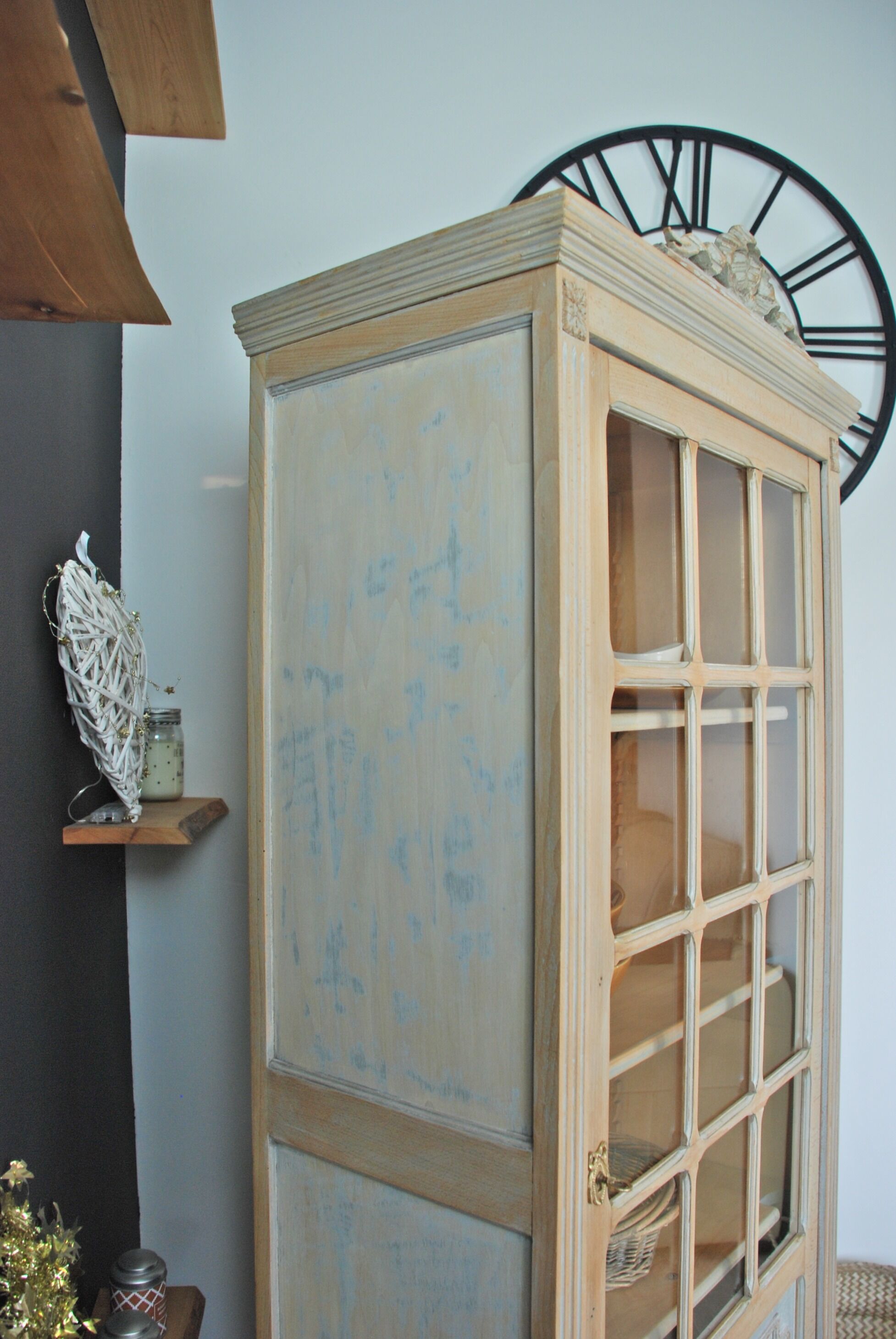 Vitrine shabby chic vintage