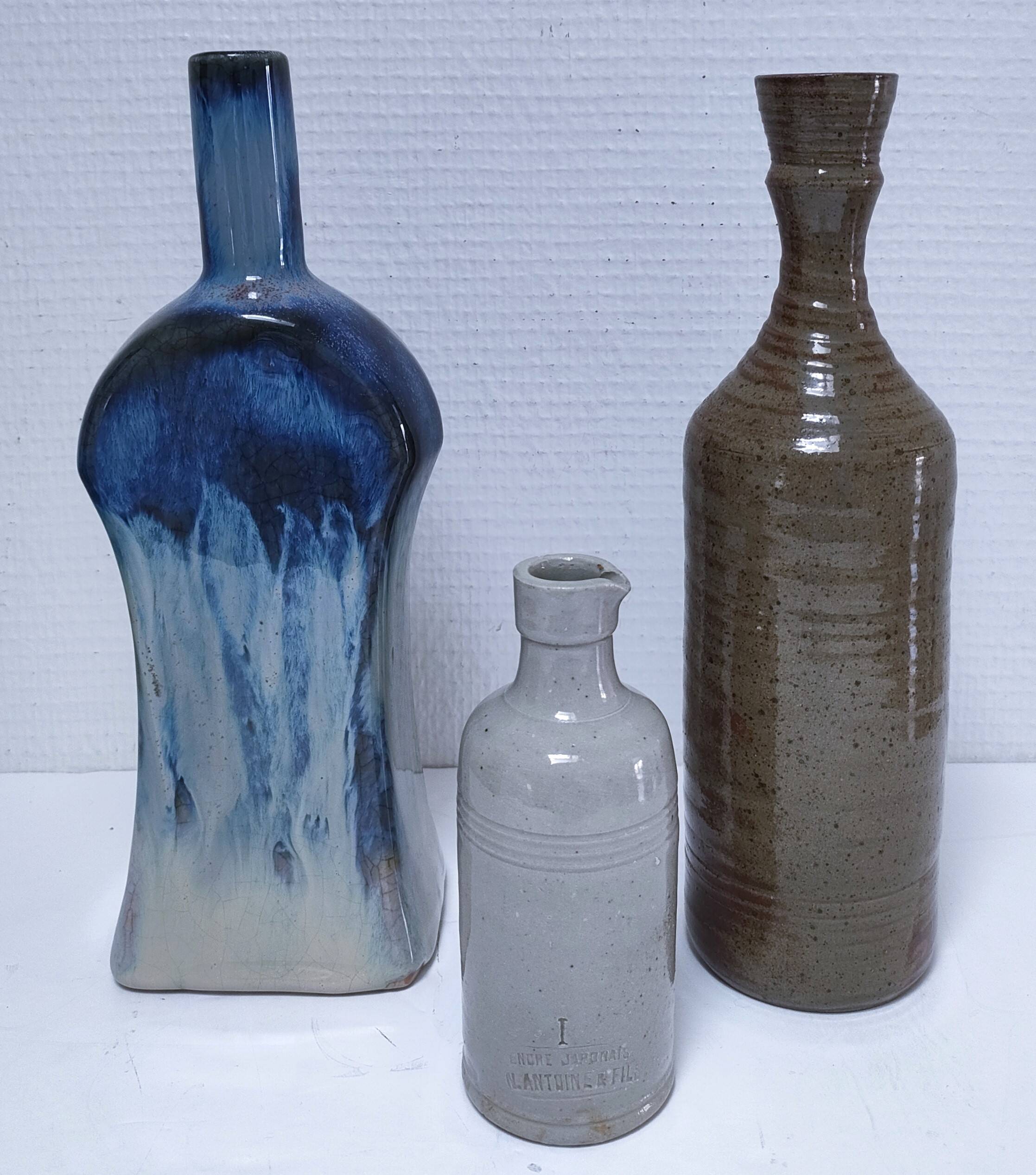 Three vintage soliflore ceramics