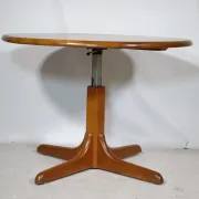 Danish Design Adjustable Coffee Dining Table in Teak by Salling Møbler