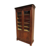 Bookcase old late 19th walnut