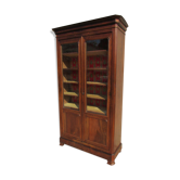 Bookcase old late 19th walnut