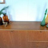 Vintage Scandinavian teak wall unit