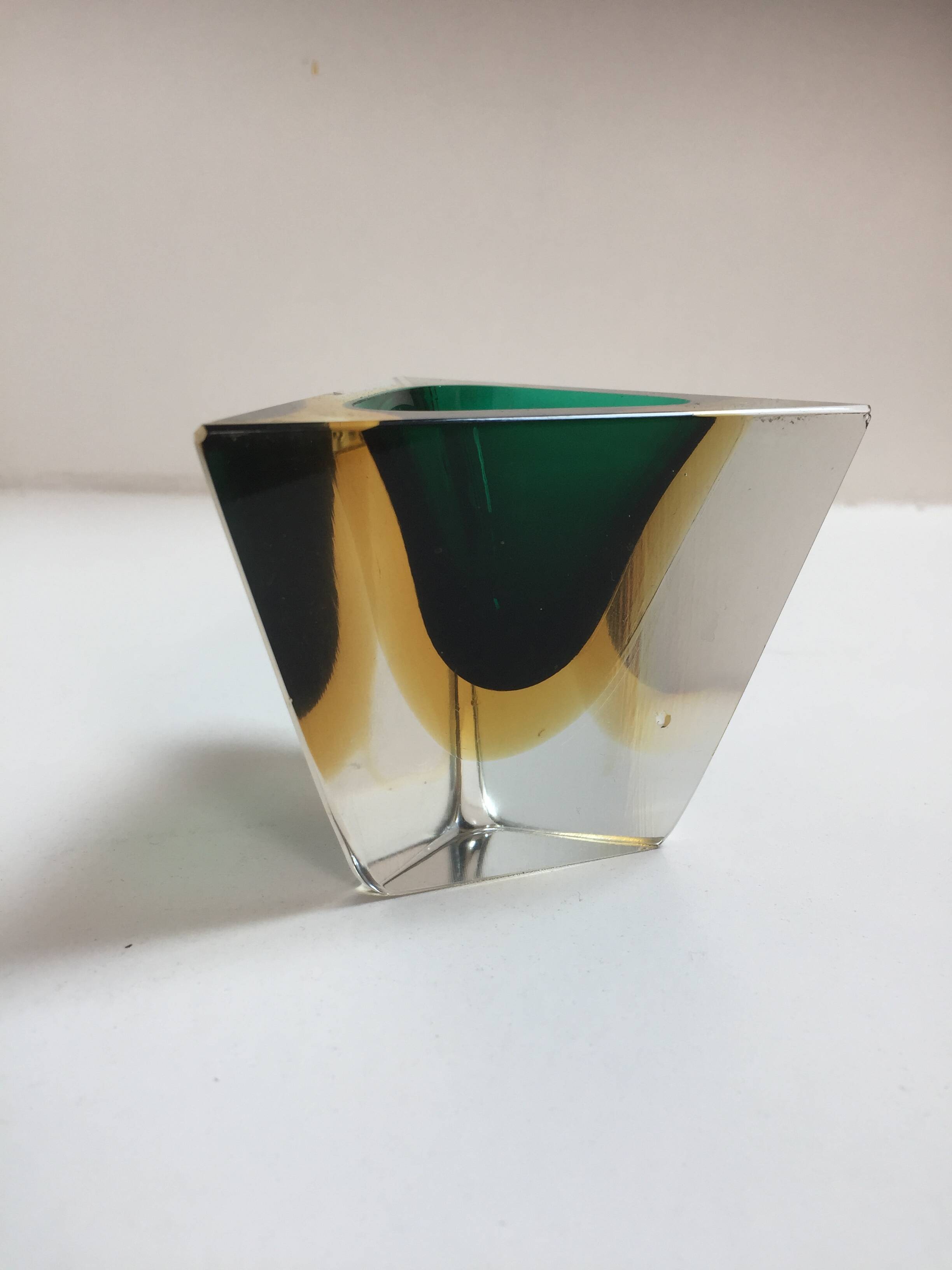 Glass ashtray Murano