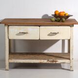 Industrial work table with drawers (c.1940) #75