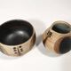 Vintage 24-piece ceramic coffee set from Sgrafo Modern, 1960s, Set of 24