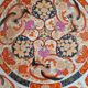 Large deep porcelain plate in Imari style (35.5 cm) with "Phe" decoration.