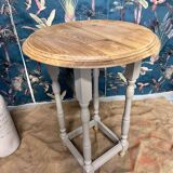 Round side table