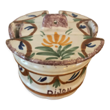 Old earthenware mustard maker grey poupon dijon