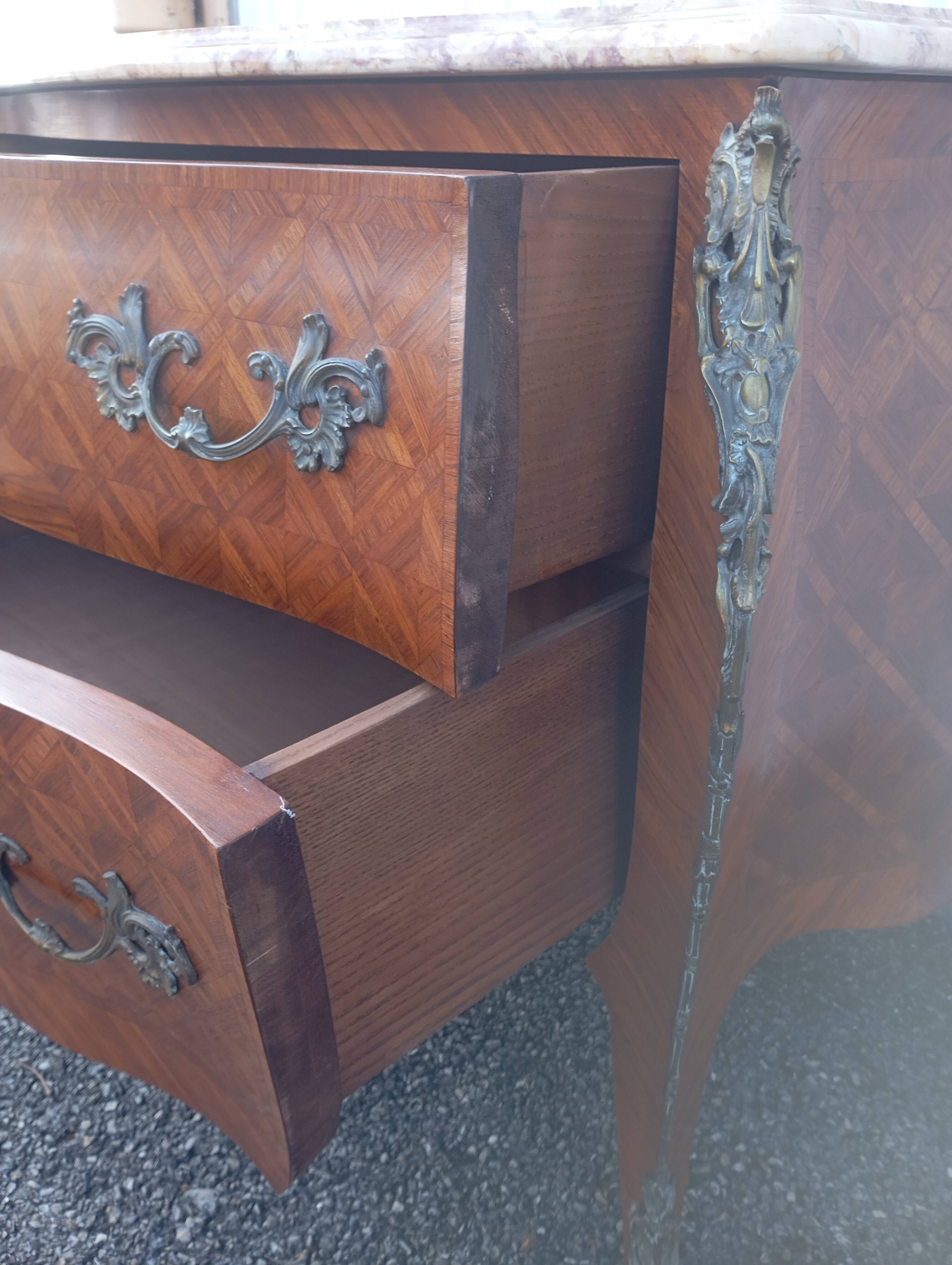 Louis XV marquetry commode
