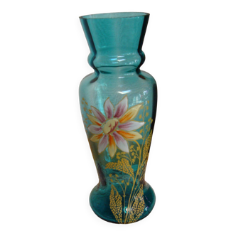 Legras vase with dahlia