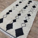 Handmade Moroccan Berber Rug 252 X 145 CM