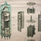 Poster "Tube" published by Volk und Wissen Berlin 1954