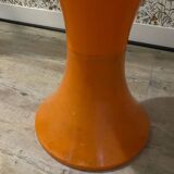 Orange tam-tam by Stamp with integrated pocket.