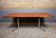 Vintage minimalist dining table chrome teak